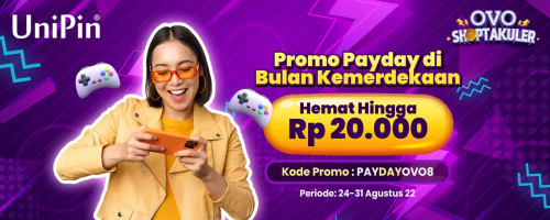 PROMO AGUSTUS – Rayakan Payday Bareng OVO di UniPin!